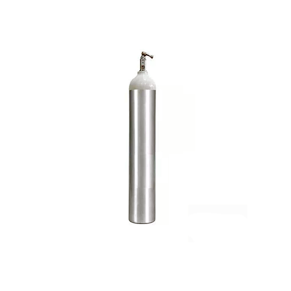 Tubo de oxigeno de aluminio de 680 cc con regulador - Imagen 2