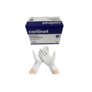 Guantes de látex descartables (x 100 unidades)