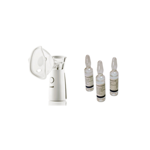 Nebulizador portátil Yuwell M102 + 20 Soluciones fisiológicas de 10 ml