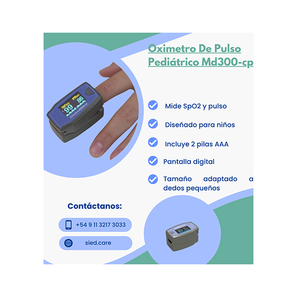 Oxímetro de dedo Choicemmed MD300 - Pediátrico - Imagen 2