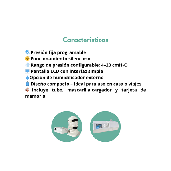 AUTO CPAP con humidificador Topson SoundSleep - Imagen 2